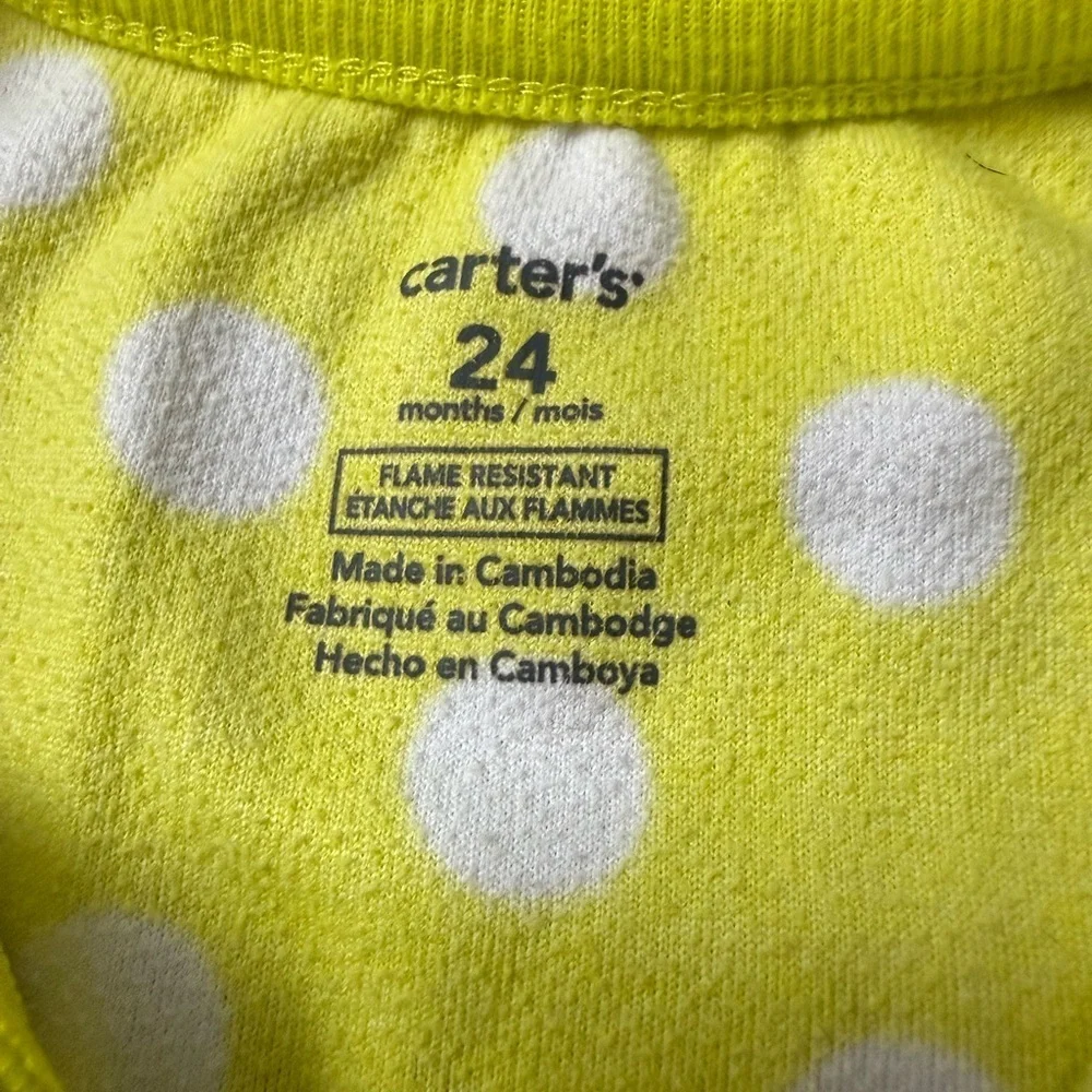 Carter’s | Footed Polka Dot Pajamas